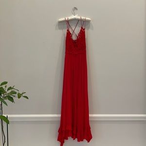 Free People Dress w embroidery